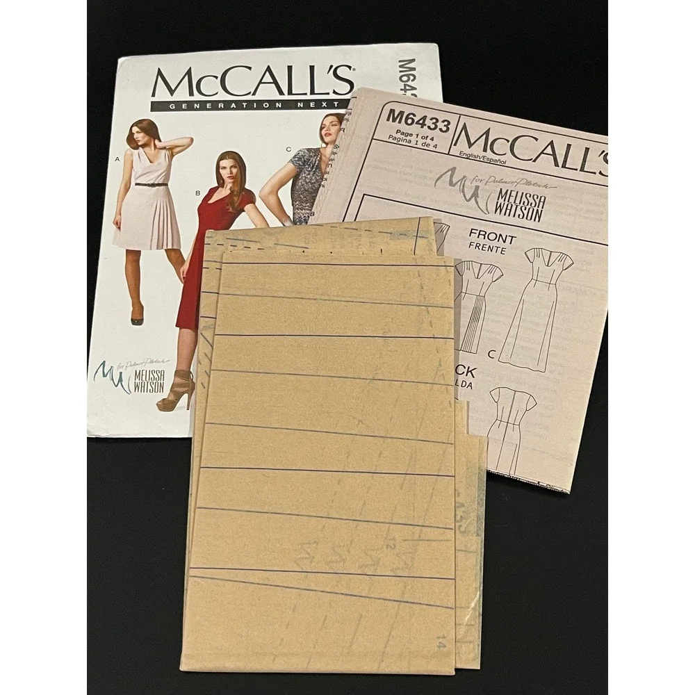00227 - McCall's M6433 Sewing Pattern‎ Dress Generation Next Melissa Watson DD